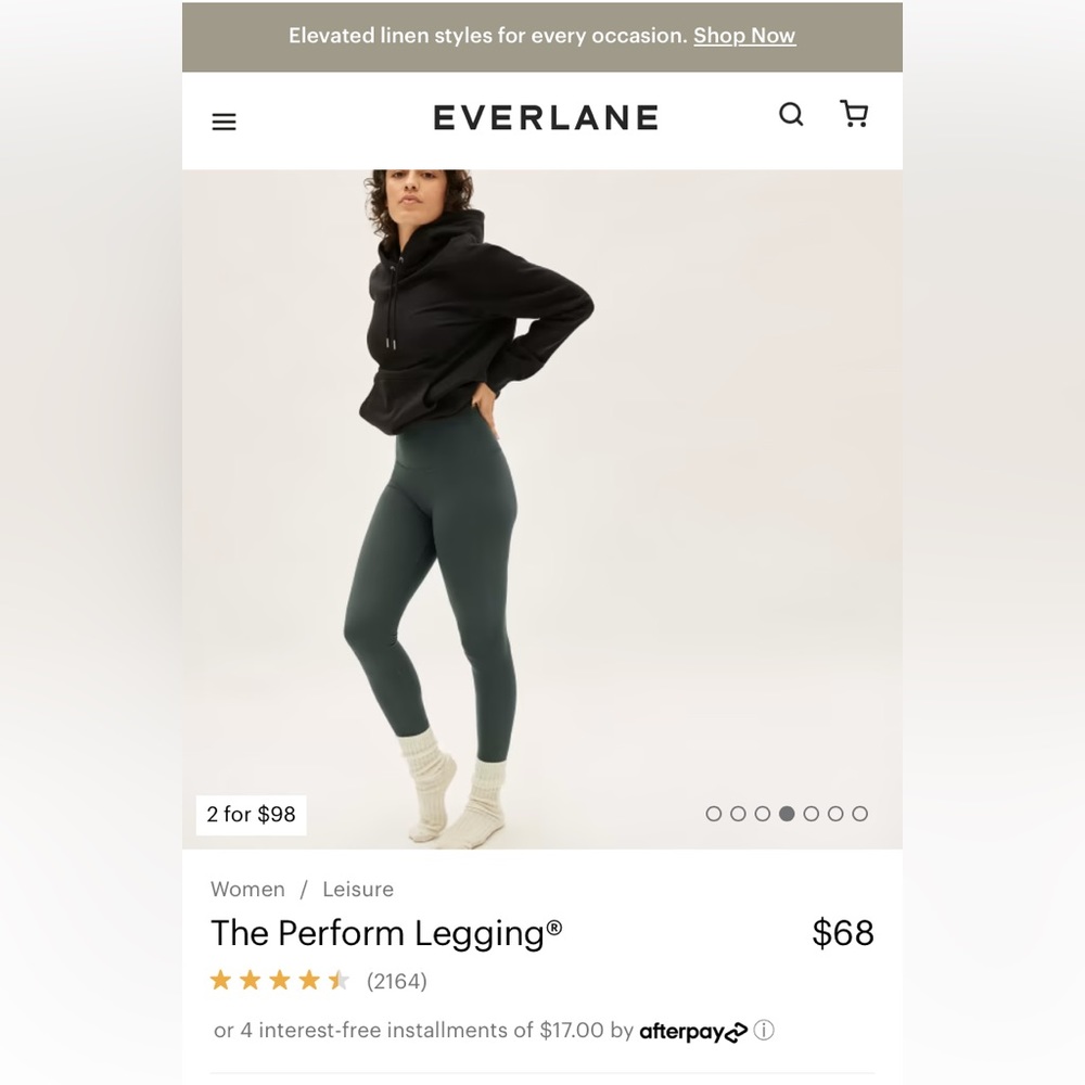 EVERLANE PERFORM LEGGINGS - Picture 3 of 7